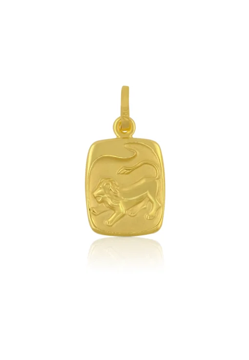 Anhänger Sternzeichen Löwe Gelbgold 750, 19x10mm
