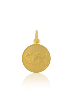 Anhänger Sternzeichen Löwe Gelbgold 750, 19x12mm
