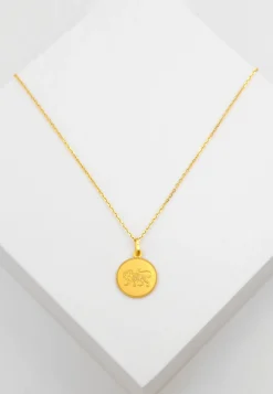 Anhänger Sternzeichen Löwe Gelbgold 750, 19x12mm