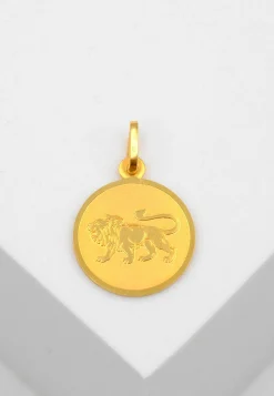 Anhänger Sternzeichen Löwe Gelbgold 750, 19x12mm