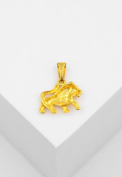 Anhänger Sternzeichen Löwe Gelbgold 750, 16x12mm