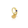 Anhänger Taufring Gelbgold 750 Saphir