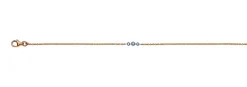 Armband Bicolor Rot-/Weissgold 750 Brillanten 0.15ct. 19cm