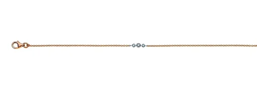 Armband Bicolor Rot-/Weissgold 750 Brillanten 0.15ct. 19cm