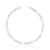 Armband Bracelet Carrera/Figaro Weissgold 750, 19cm, 3.5mm