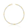 Armband Carrera Bicolor Gelb-/Weissgold 750, 22cm, 3.5mm