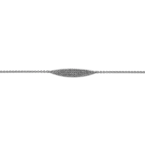 Armband 750/18K Weissgold Diamant 0.3ct.