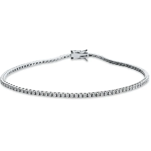 Armband 750/18K Weissgold Diamant 1.04ct.