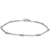 Armband 750/18K Weissgold Diamant 0.13ct. 17.8 cm