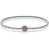 Armband 750/18K Weissgold Safir 1.07ct.