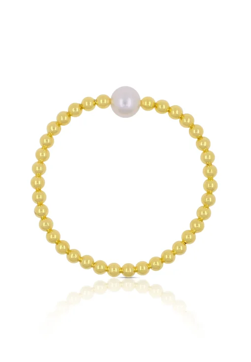 Armband Silber 925 Süsswasserperle 10-11mm