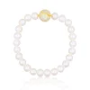 Armband Silber 925 Süsswasserperle 7-7.5mm Zirkonia
