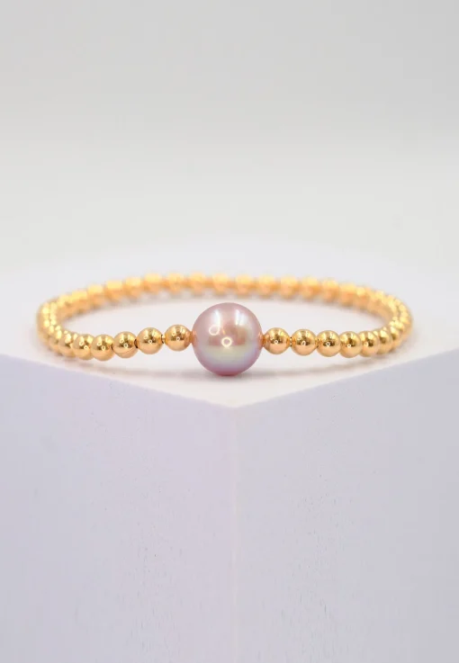 Armband Silber 925 Süsswasserperle 10-11mm