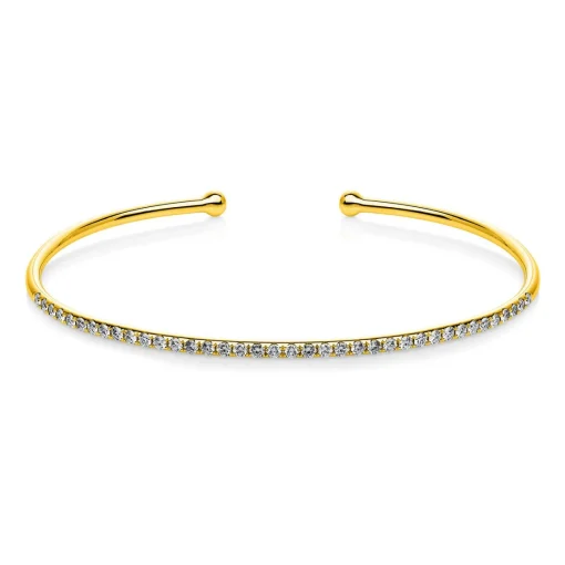 Armreif 750/18K Gelbgold Diamant 0.57ct.