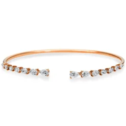 Armreif 750/18K Rotgold Diamant 1.53ct.