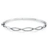 Armreif 750/18K Weissgold Diamant 0.35ct.
