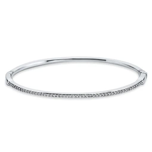 Armreif 750/18K Weissgold Diamant 0.45ct.