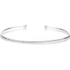 Armreif 750/18K Weissgold Diamant 0.16ct.