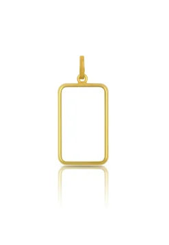 Barrenfassung UBS/CS/LKB/ZKB Gelbgold 750, 19x11.5mm
