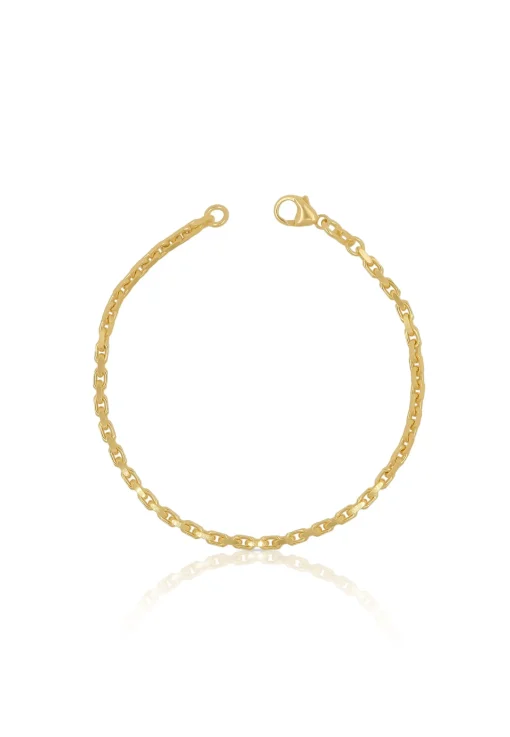 Bracelet Anker Gelbgold 750, 2.6mm, 19cm