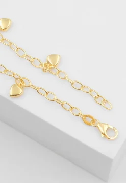 Bracelet Anker Herz Gelbgold 750, 2.9mm, 16cm