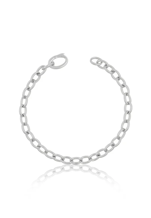 Bracelet Anker Weissgold 750 20cm, 6mm