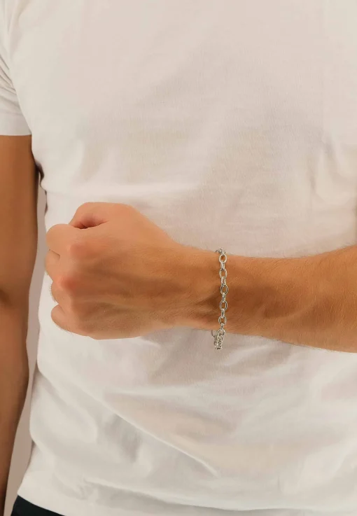 Bracelet Anker Weissgold 750 20cm, 6mm