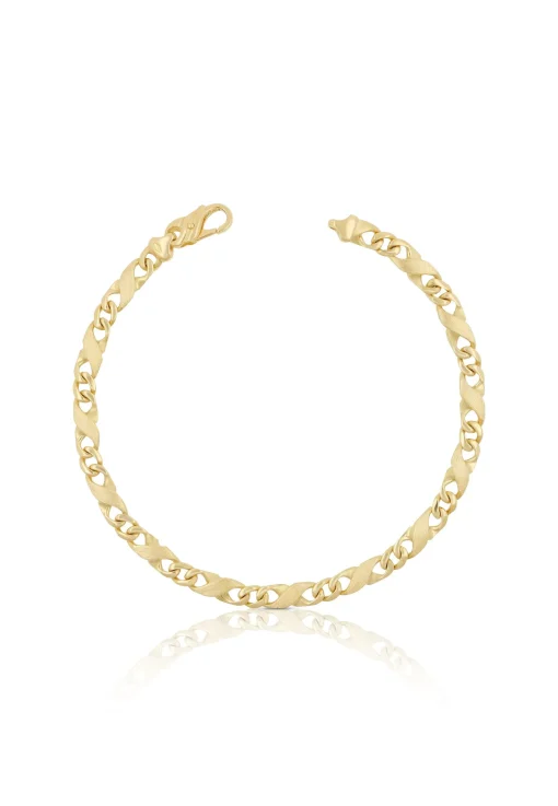 Bracelet Carrera Gelbgold 750, 22cm, 5mm