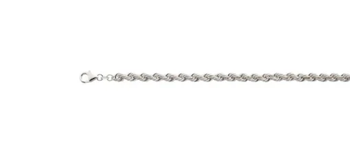 Bracelet Cordel Silber 925, 5.5mm, 21cm