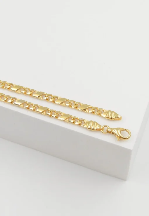 Bracelet 8er-Kette Gelbgold 750, 3.8mm, 21cm
