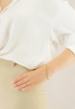 Bracelet 8er-Kette Gelbgold 750, 3.2mm, 21cm