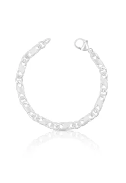 Bracelet 8er-Kette Silber 925, 5.6mm, 21cm