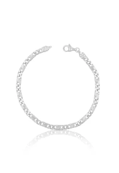 Bracelet 8er-Kette Weissgold 750, 3.8mm, 19cm
