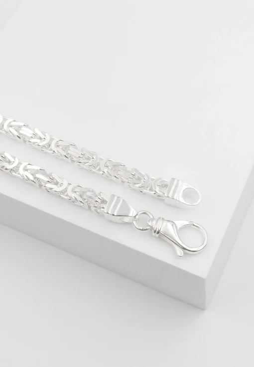 Bracelet Königskette Silber 925, 4.9mm, 19cm