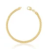Bracelet Panzer Gelbgold 750, 5.2mm, 21cm