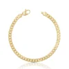 Bracelet Panzer Gelbgold 750, 22cm, 6mm