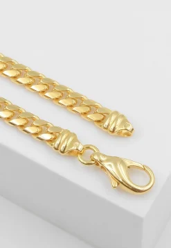 Bracelet Panzer Gelbgold 750, 5.2mm, 19cm