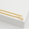 Bracelet Panzer rund Gelbgold 750, 2.7mm, 19cm