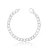 Bracelet Panzer Silber 925, 7mm, 19cm
