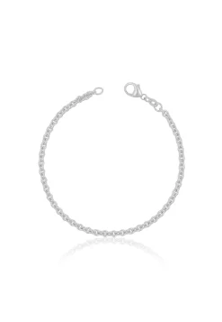 Bracelet Rundanker Weissgold 750, 3.1mm, 19cm