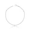 Bracelet Rundanker Weissgold 750 Diamant 0.078ct. 1.9mm, 19cm