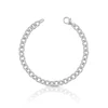 Bracelet Rundanker Weissgold 750, 6.4mm, 21cm