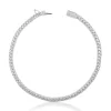 Bracelet Weissgold 750 Brillanten 2.22ct. 18cm 4-Griff-Fassung