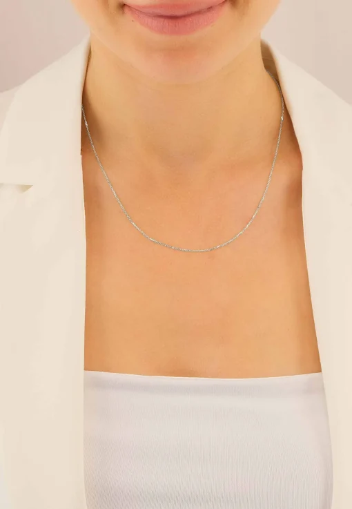 Collier Anker Weissgold 750, 0.9mm, 45cm