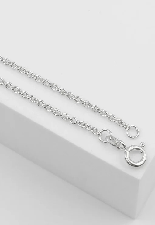 Collier Anker Weissgold 585, 2mm, 42cm