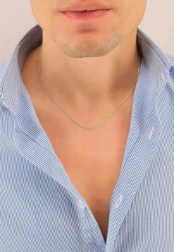Collier Anker Weissgold 750, 0.9mm, 45cm
