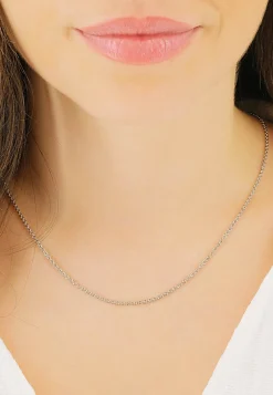 Collier Anker Weissgold 585, 2mm, 42cm