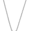 Collier Cordel Weissgold 750, 2.2mm, 42cm