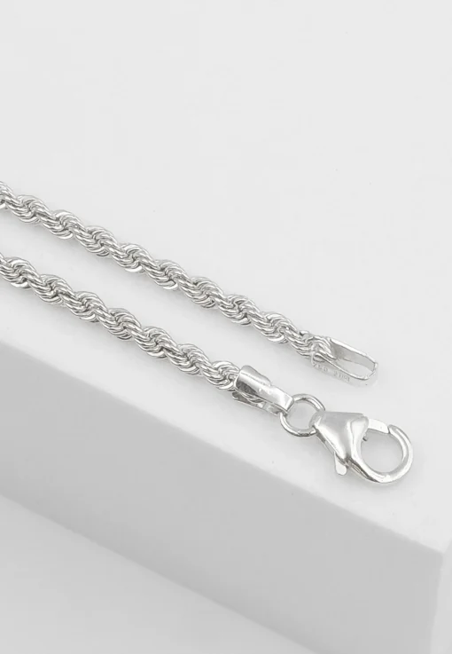 Collier Cordel Weissgold 750, 2.2mm, 42cm