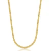 Collier Doppelanker Gelbgold 750, 2.3mm, 50cm
